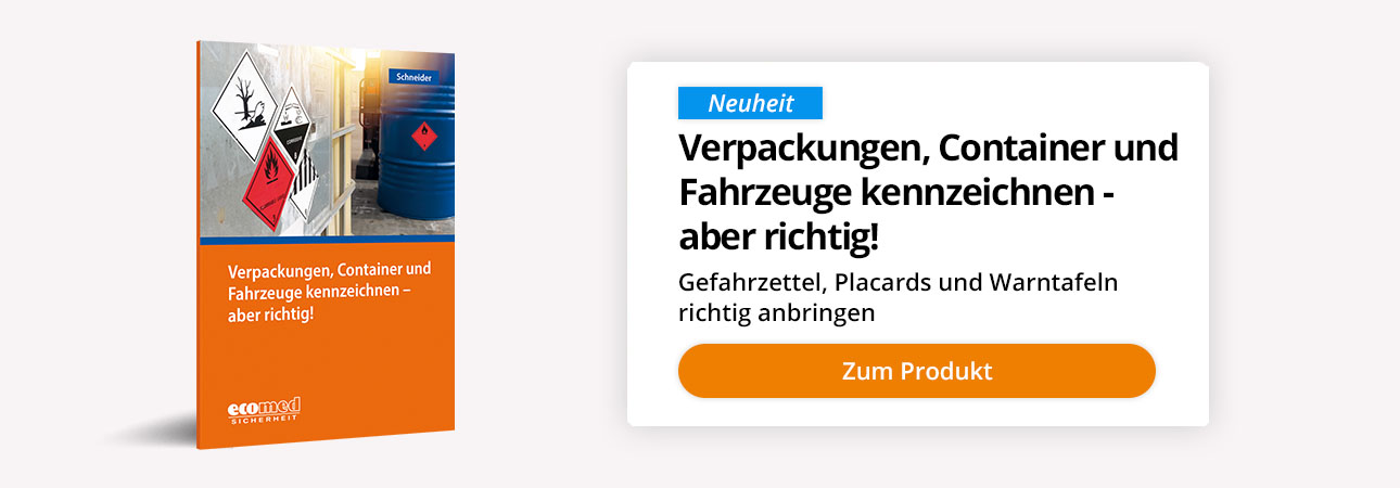 Cover: Verpackungen Container und Fahrzeuge kennzeichnen aber richtig